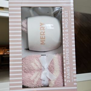 Slipper Socks & Mug Set